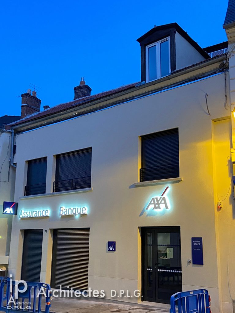 ARPAJON (91) – TRANSFORMATION D’UNE ANCIENNE BOUTIQUE EN CABINET D’ASSURANCE