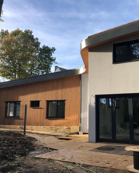PALAISEAU (91) – CONSTRUCTION D’UNE MAISON CONTEMPORAINE (OSSATURE BOIS).